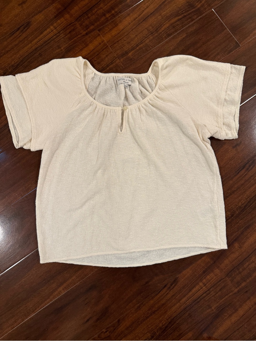 Madewell Texture & Thread peasant style top